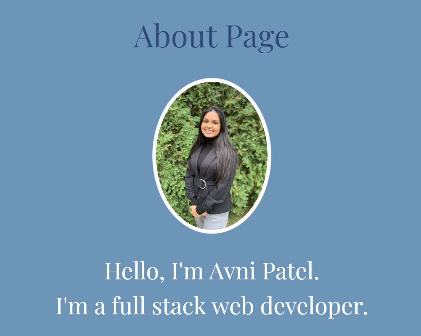 React Portfolio